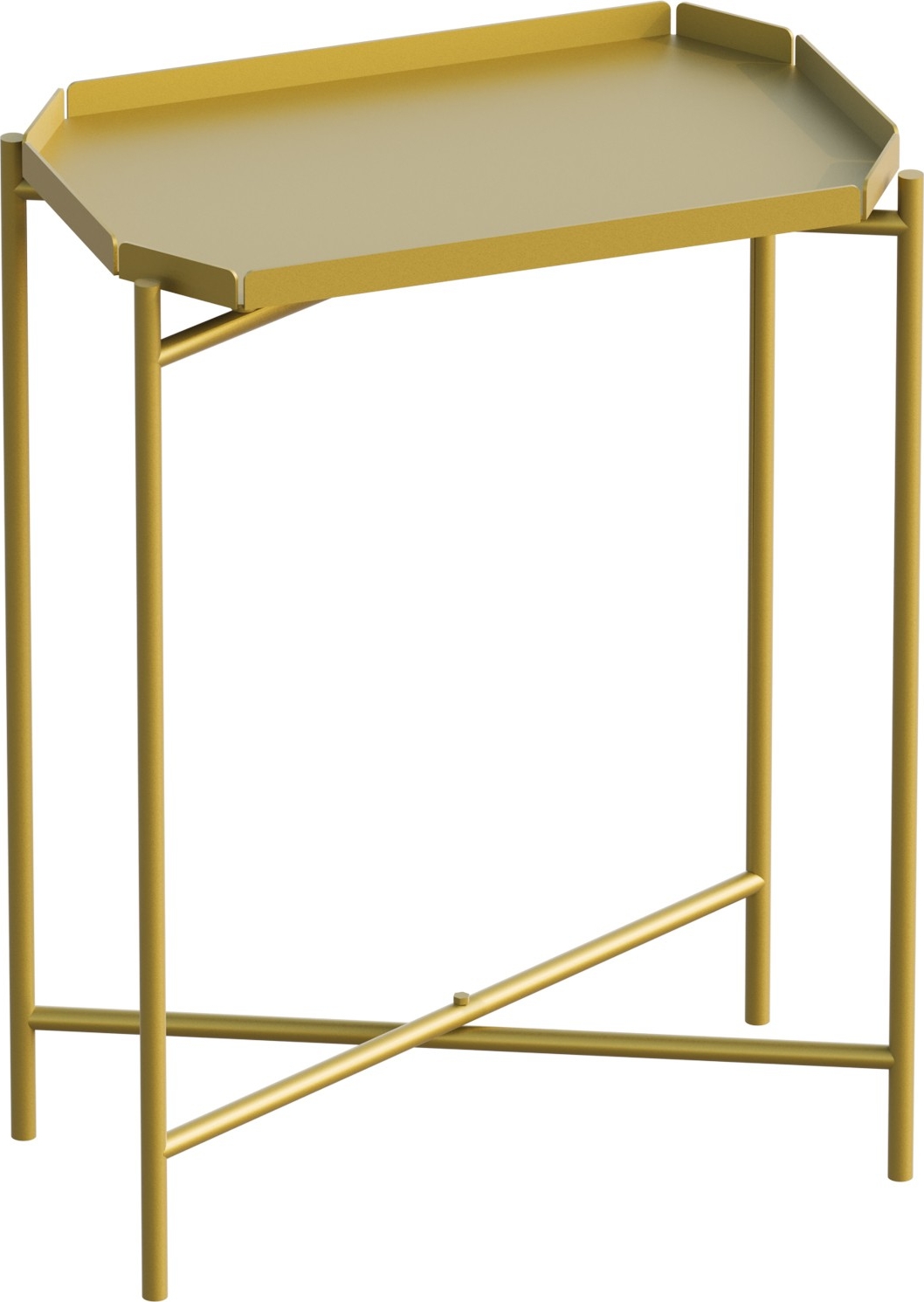 Vela Couchtisch 40 x 26 cm - Gold
