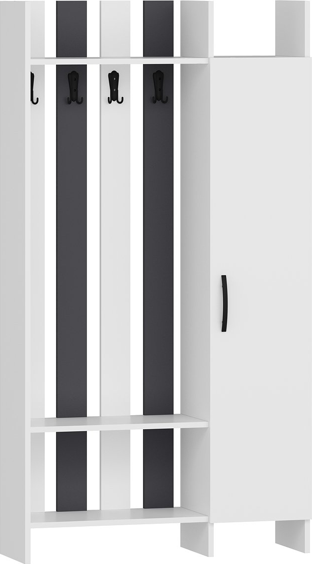 Profi-Hallenm�bel - Wei�/Anthrazit