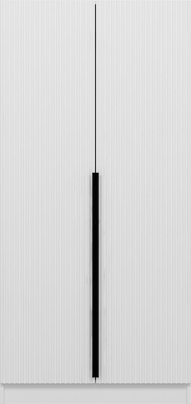 Cikani Kleiderschrank 90x52x210 cm - Wei�