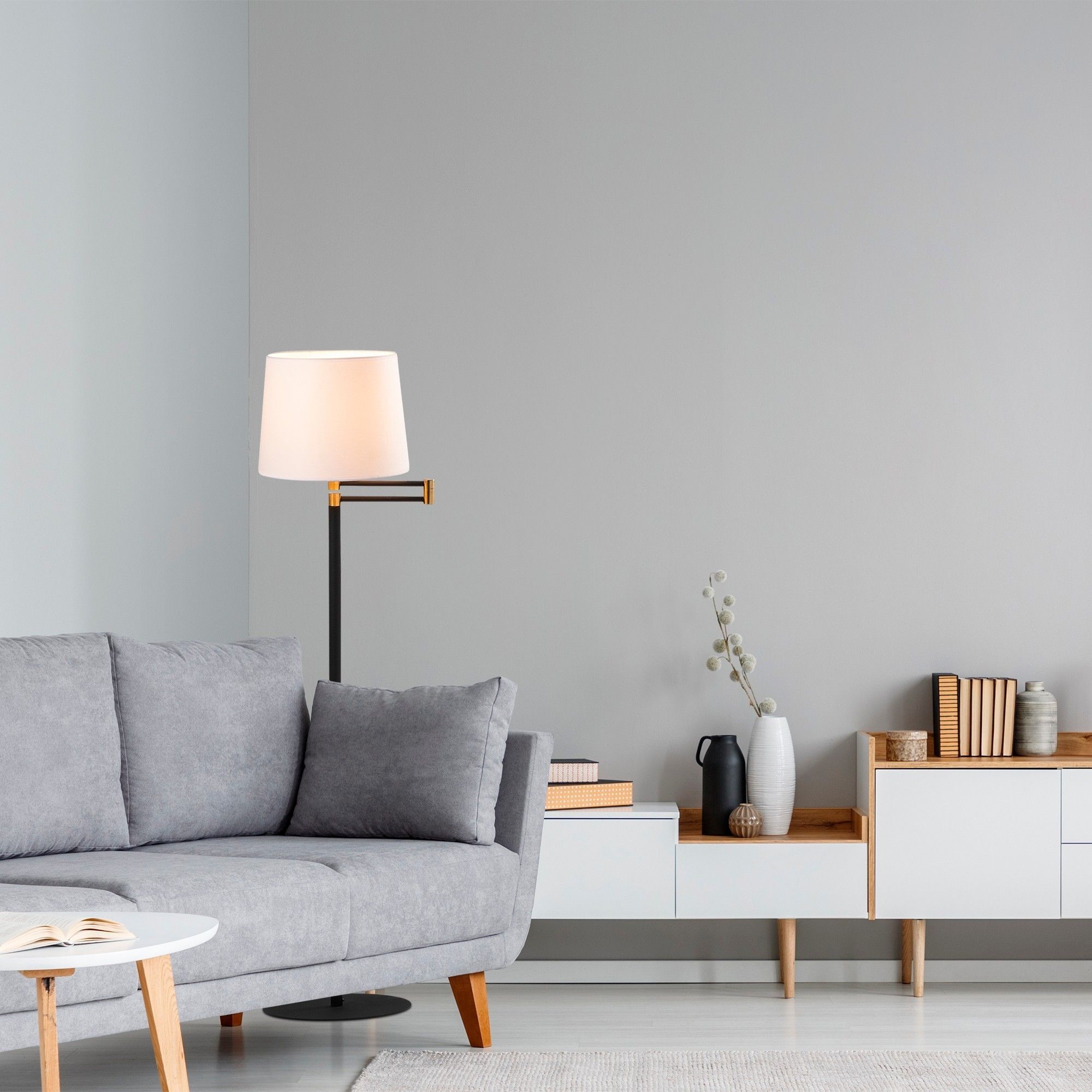 Assos Stehlampe - Schwarz