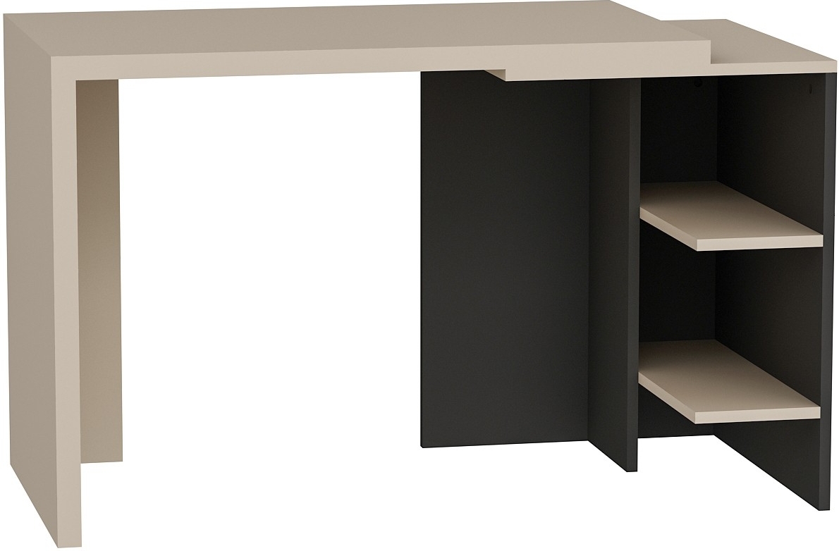 Frank Schreibtisch 120 x 60 cm - Beige/Anthrazit Frank Schreibtisch 120 x 60 cm - Beige/Anthrazit