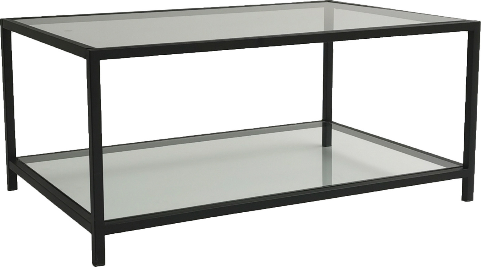 Astro Couchtisch 90 x 60 cm - Schwarz