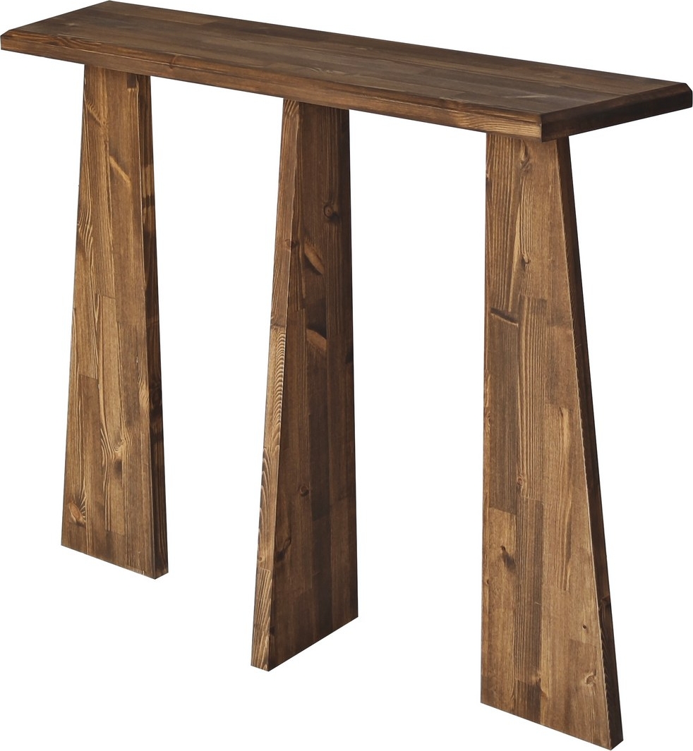 Kleopatra-Relieftisch 100 x 28 cm - Walnuss