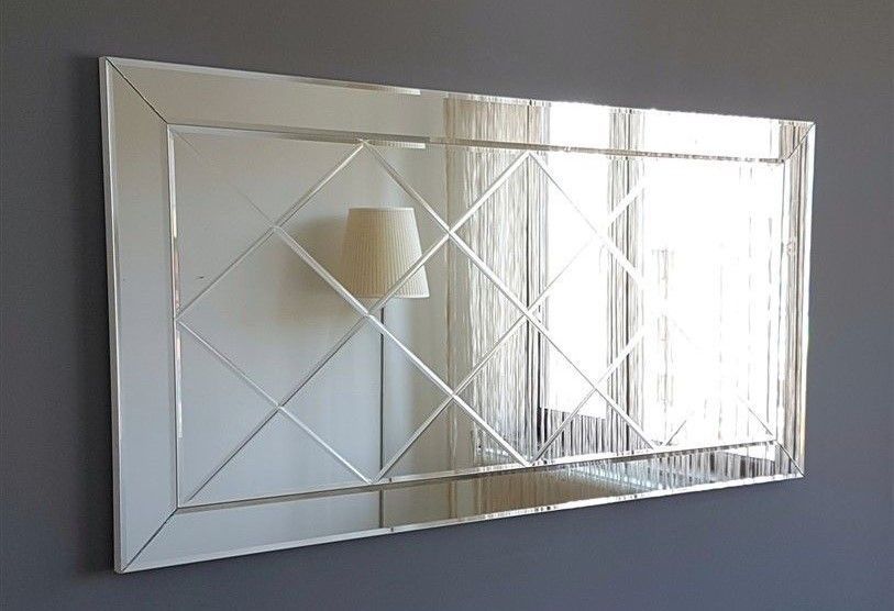 Tartan-Spiegel - Silber