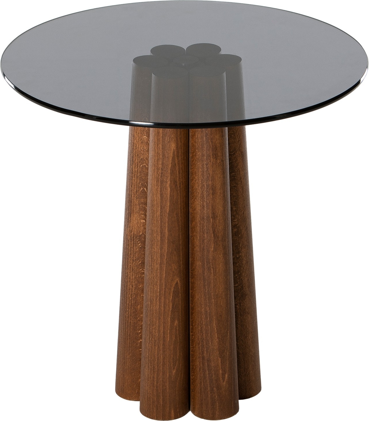 Thales Couchtisch Ø50 cm - Walnuss/Dunkelgrau Thales Couchtisch Ø50 cm - Walnuss/Dunkelgrau