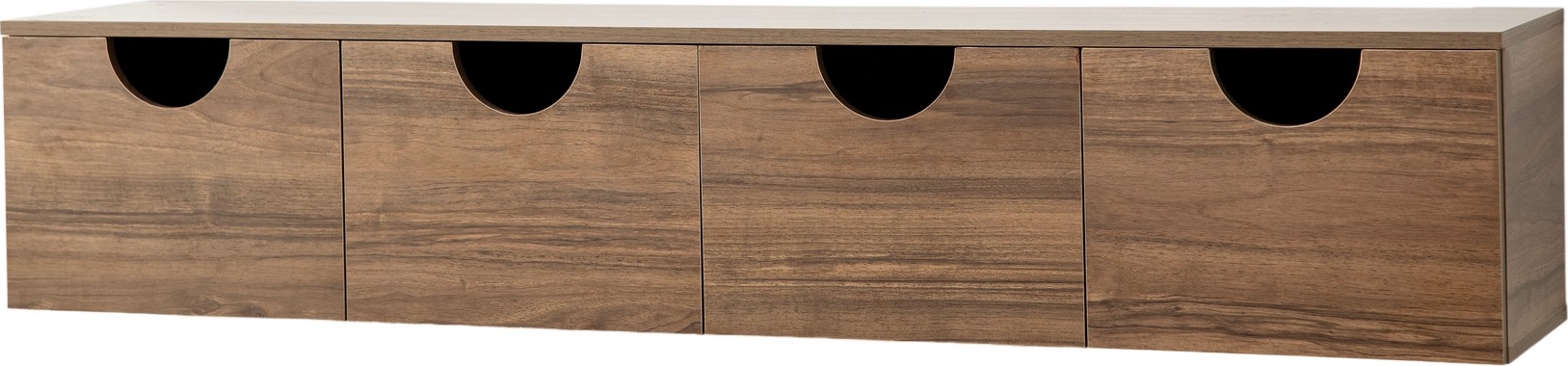 Four Seasons wandmontierte Medienbank - Walnuss Four Seasons wandmontierte Medienbank - Walnuss