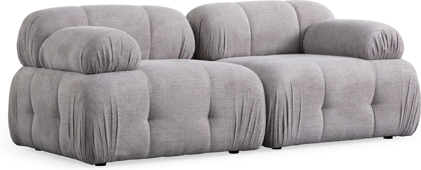 Petite 2-Sitzer-Sofa - Hellgrau