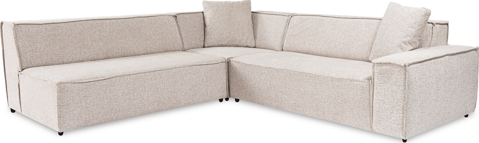 Puzzle-Ecksofa - Hellbraun Puzzle-Ecksofa - Hellbraun