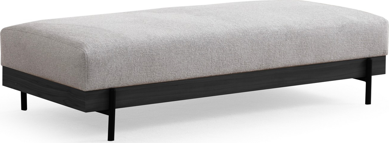 Eti Pouf - Grau/Schwarz