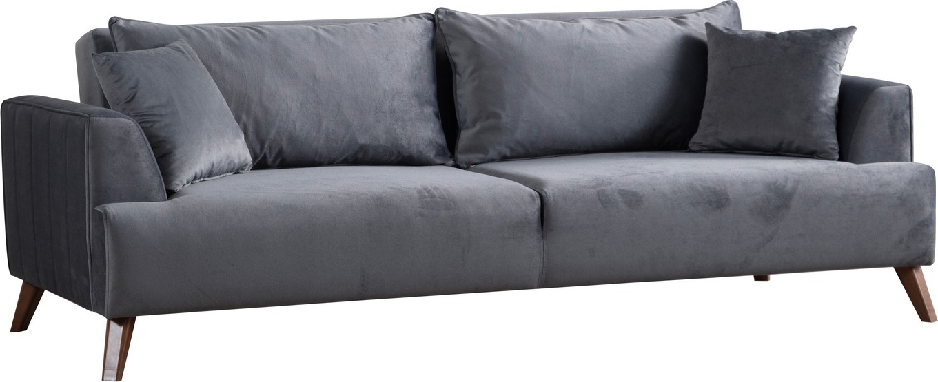 Buhara 3-Sitzer-Sofa - Dunkelgrau Buhara 3-Sitzer-Sofa - Dunkelgrau