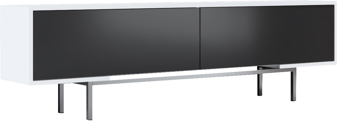 Force TV-St�nder - Schwarz/Wei�/Silber