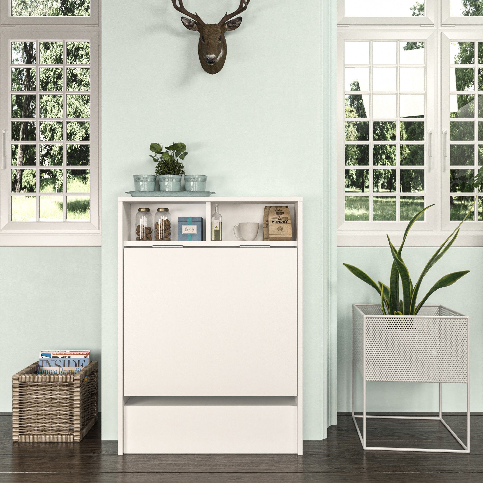 Feuerschranktisch - Wei�