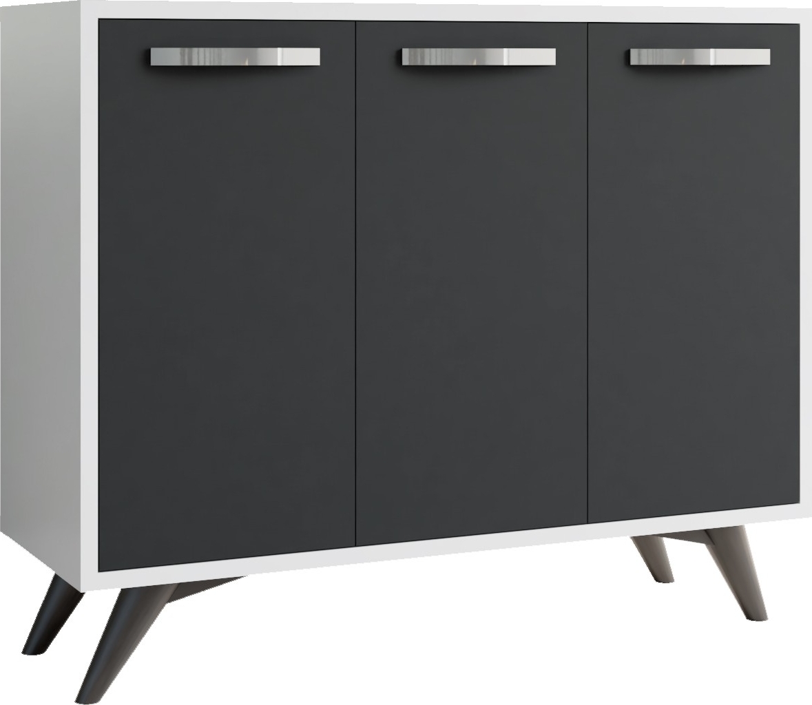 Piffa Schrank - Wei�/Anthrazit