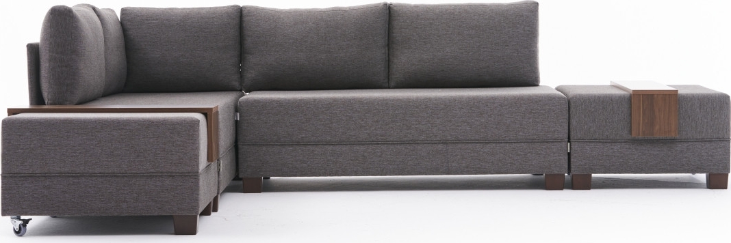 Ecksofa Fly - Braun