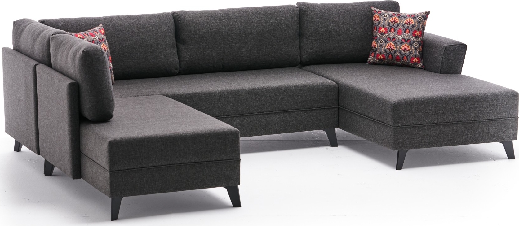 Eris U-Bettsofa - Anthrazit