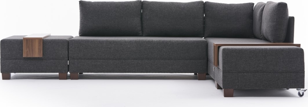 Fly Ecksofa rechts - Anthrazit