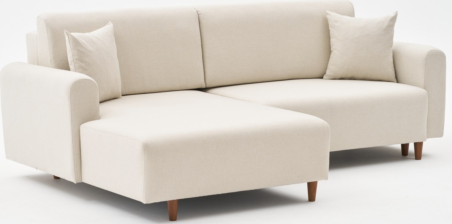 Mane Schlafsofa links - Creme
