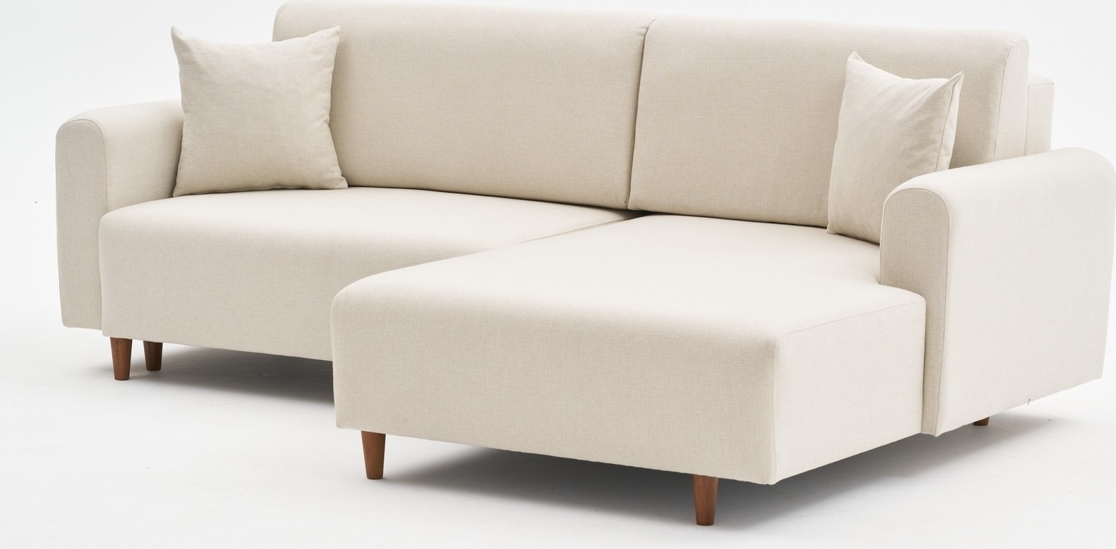 Mane Schlafsofa rechts - Creme