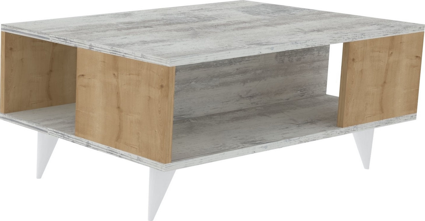 Selina Couchtisch 90 x 60 cm - Weiß/Saphir Selina Couchtisch 90 x 60 cm - Weiß/Saphir