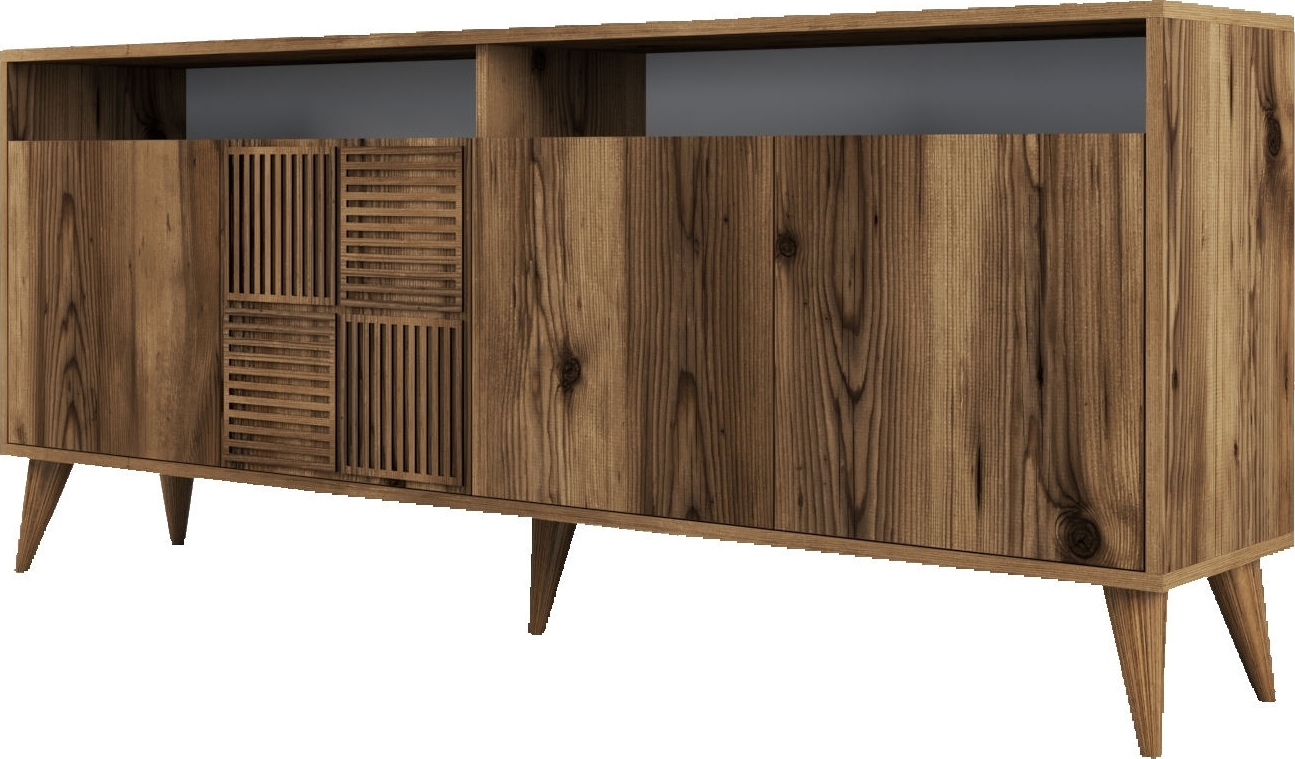 Milan Sideboard 180 cm - Nussbaum