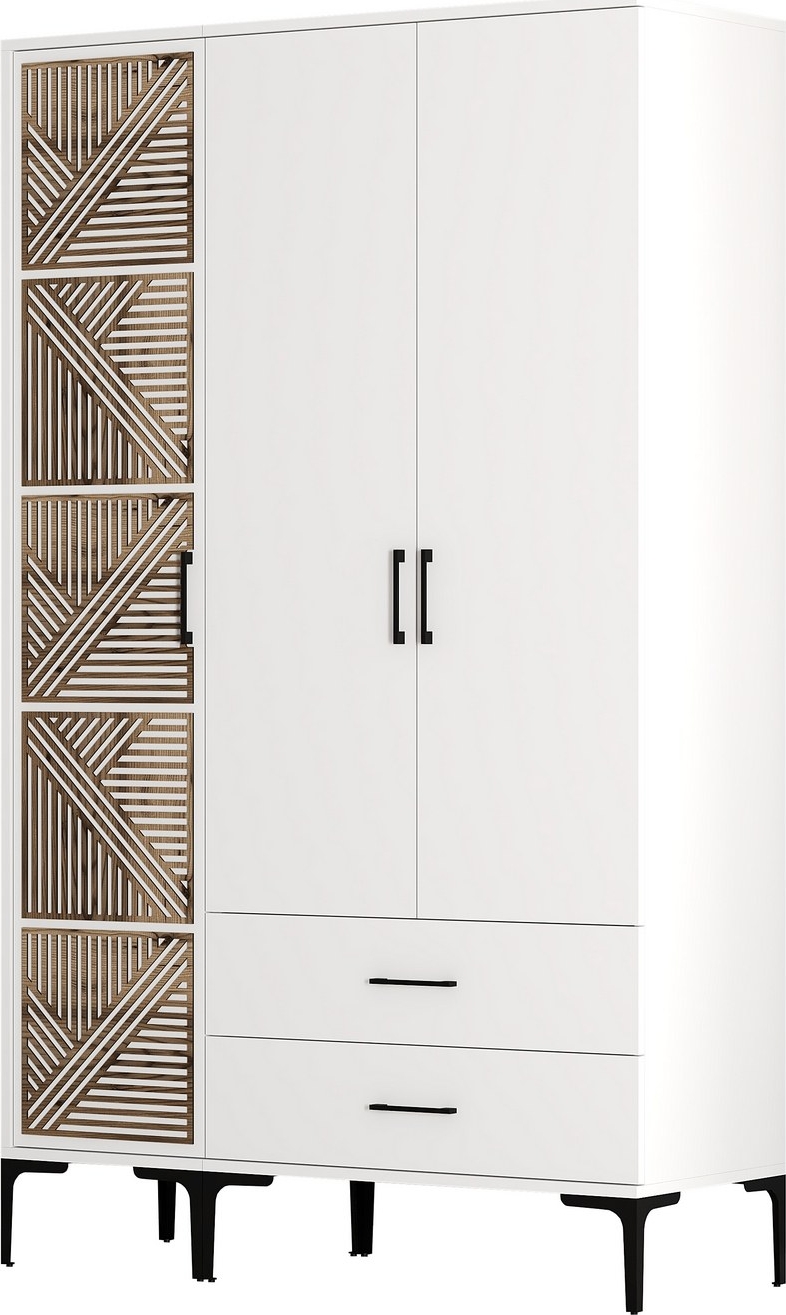 Kumsal Kleiderschrank 7 Weiß Kumsal Kleiderschrank 7 Weiß