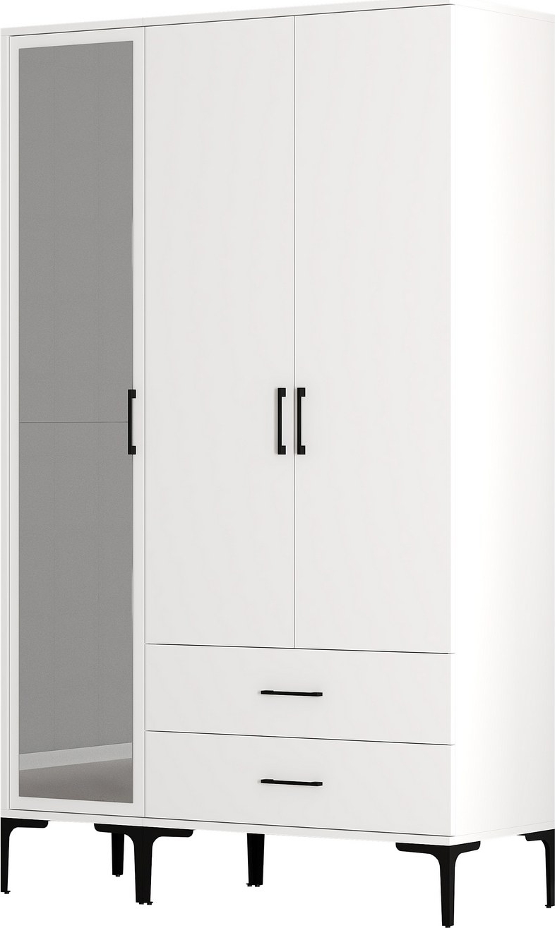 Kumsal Kleiderschrank 8 Weiß Kumsal Kleiderschrank 8 Weiß