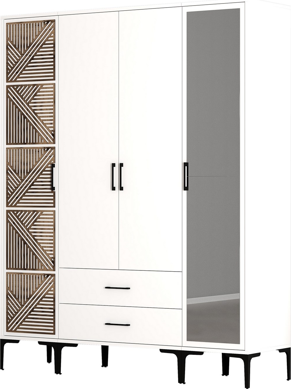 Kumsal Kleiderschrank 10 Wei�