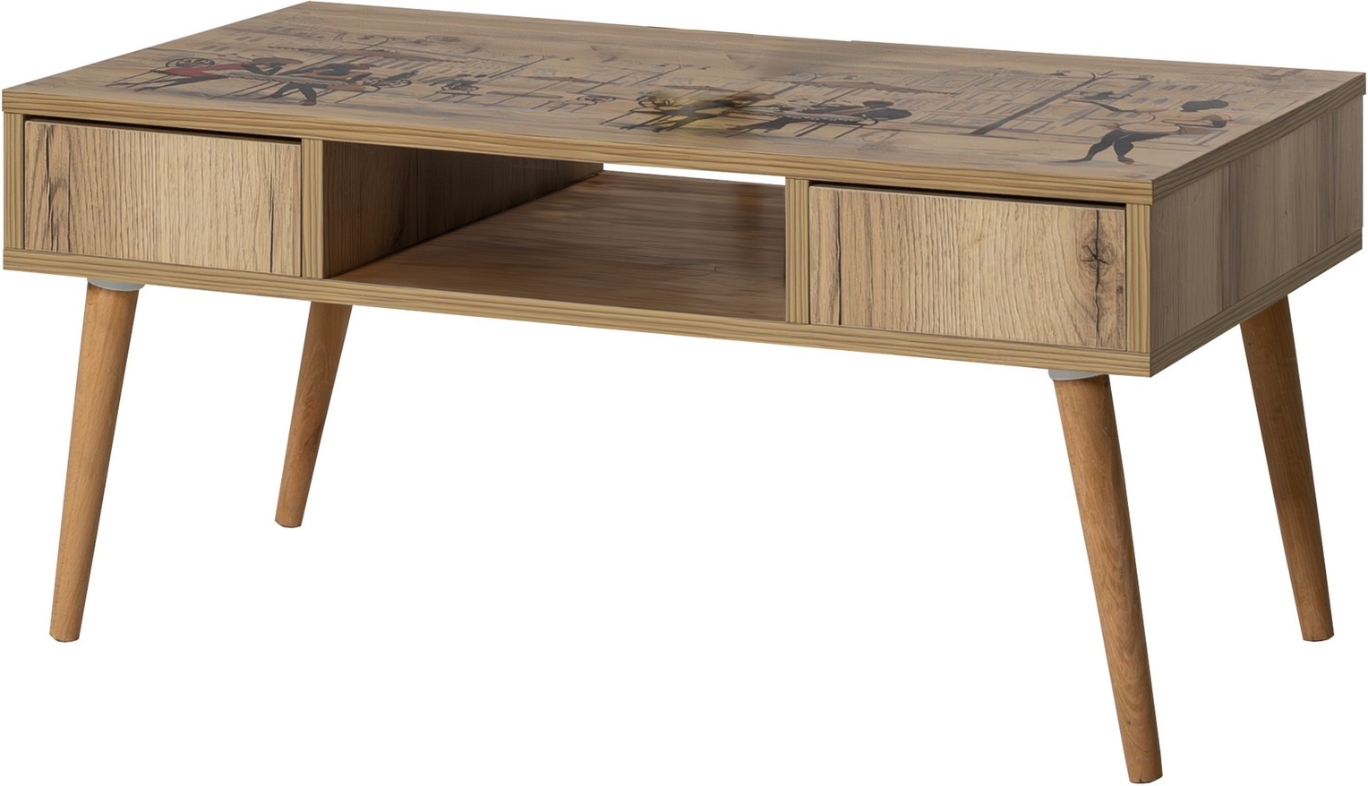 Broadway Couchtisch 97 x 55 cm - Kiefer