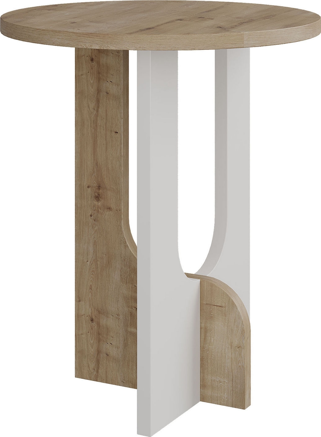 Lunar Beistelltisch 40 x 40 cm - Eiche/weiß Lunar Beistelltisch 40 x 40 cm - Eiche/weiß
