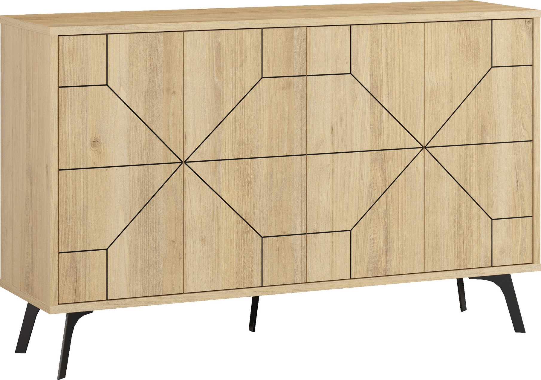 Dune Sideboard 123 cm - Eiche Dune Sideboard 123 cm - Eiche