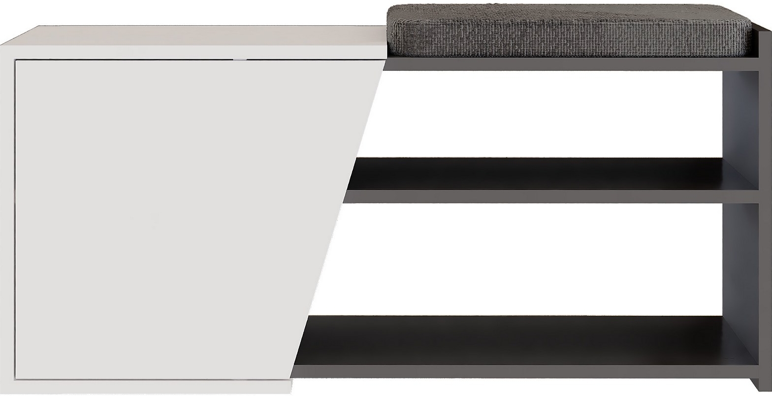 Fiona Flurbank - Anthrazit/Weiß Fiona Flurbank - Anthrazit/Weiß