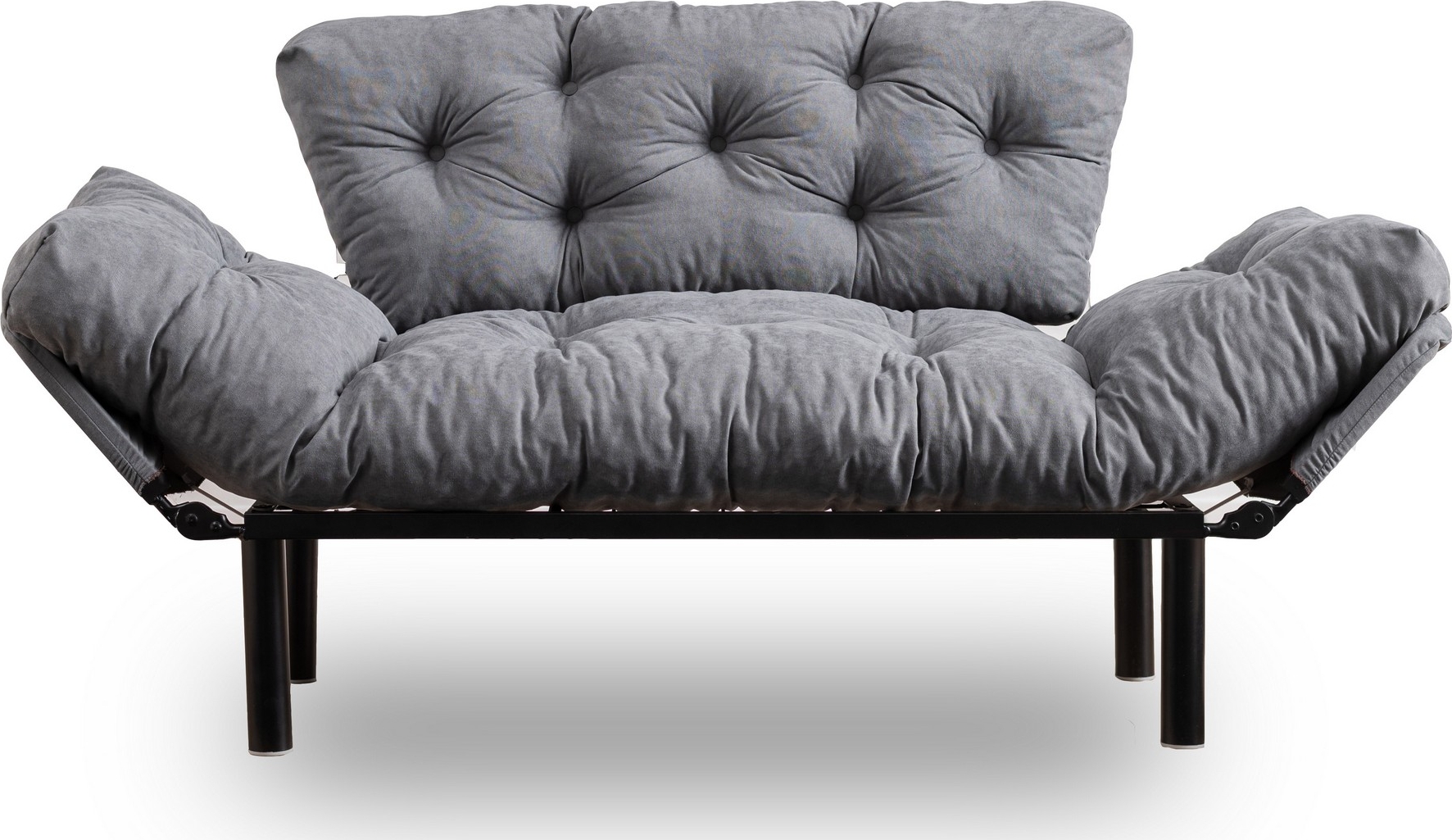 Nitta 2-Sitzer Schlafsofa - Grau