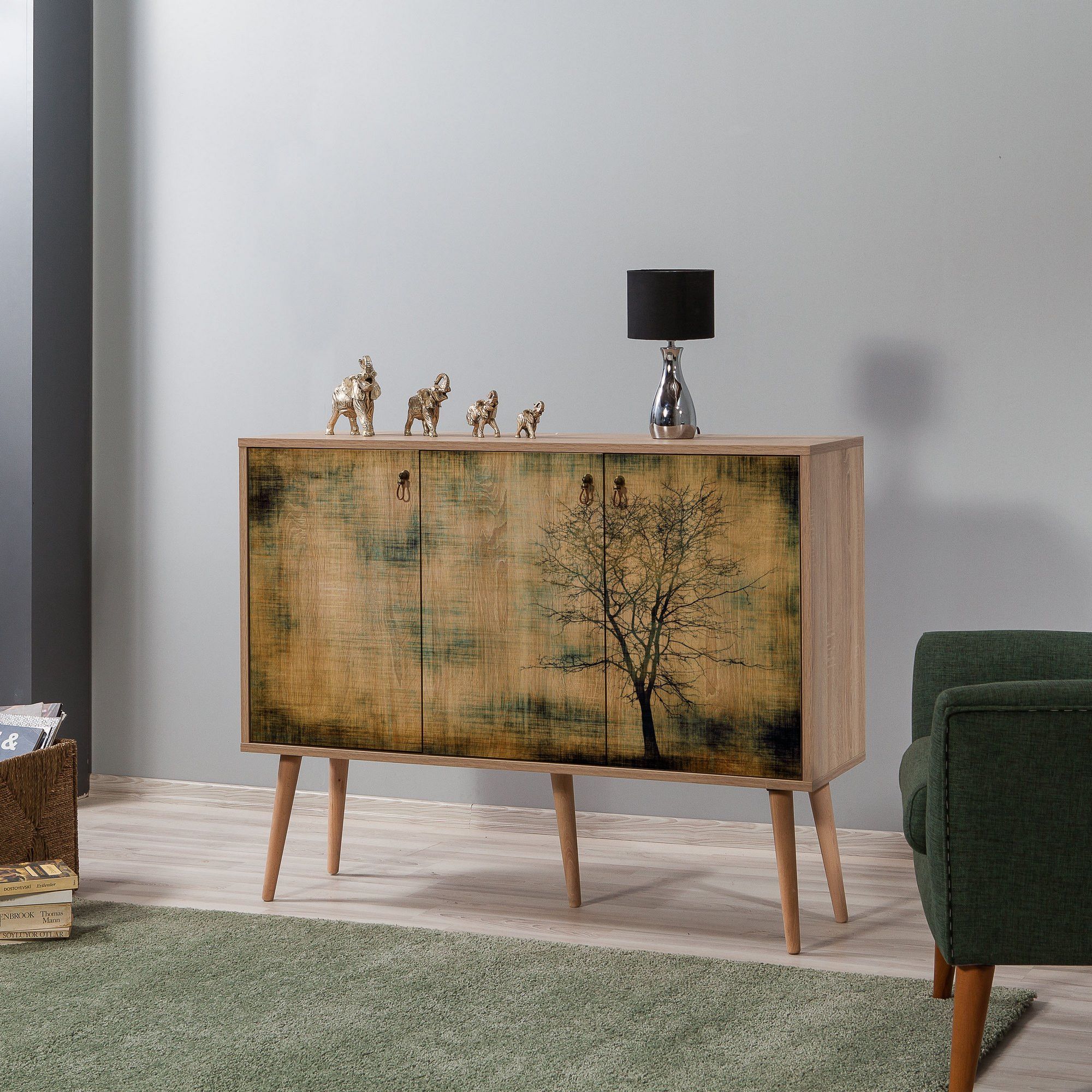 Mega Sideboard Herbst - Sonoma Eiche