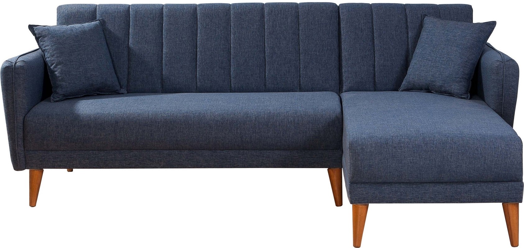 Aqua Schlafsofa rechts - Dunkelblau