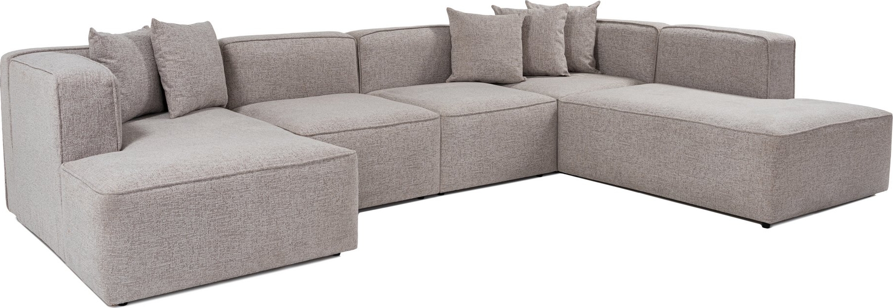 Mehr U-Sofa - Mocca