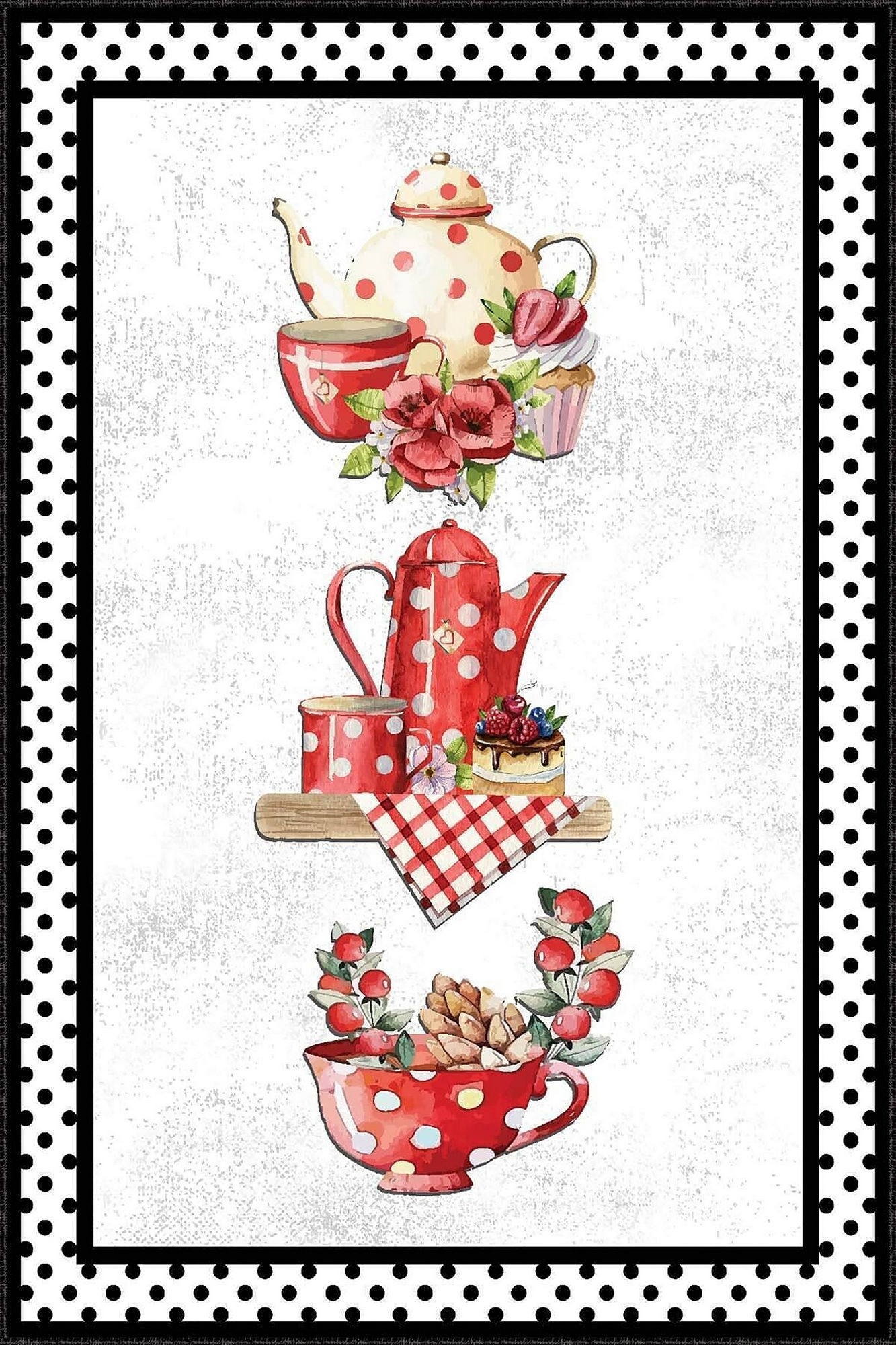 Cozin 259 Teppich Mehrfarbig - 60 x 100 cm