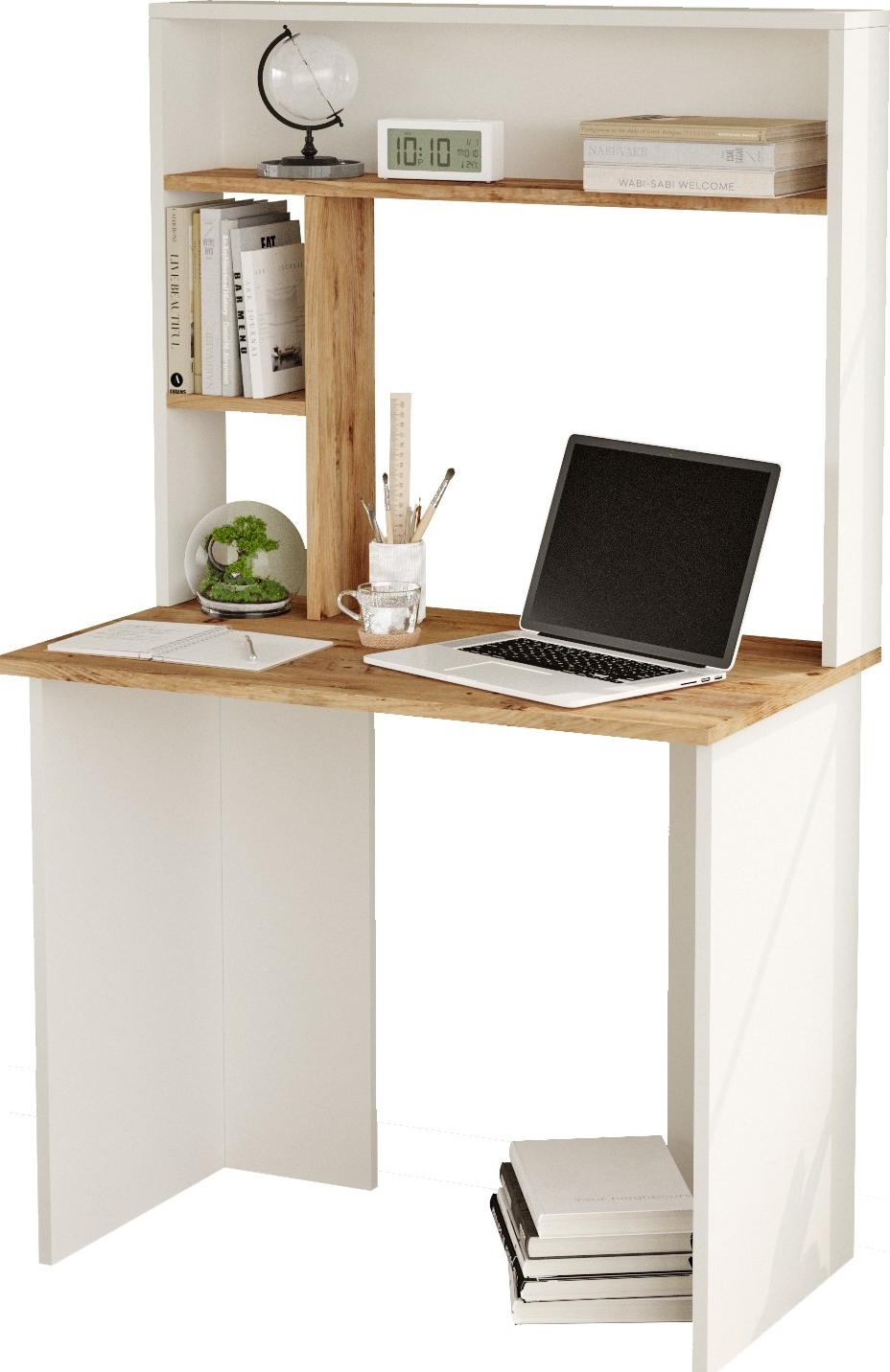 Bernt Schreibtisch 148,6 x 90 cm - Kiefer/wei�