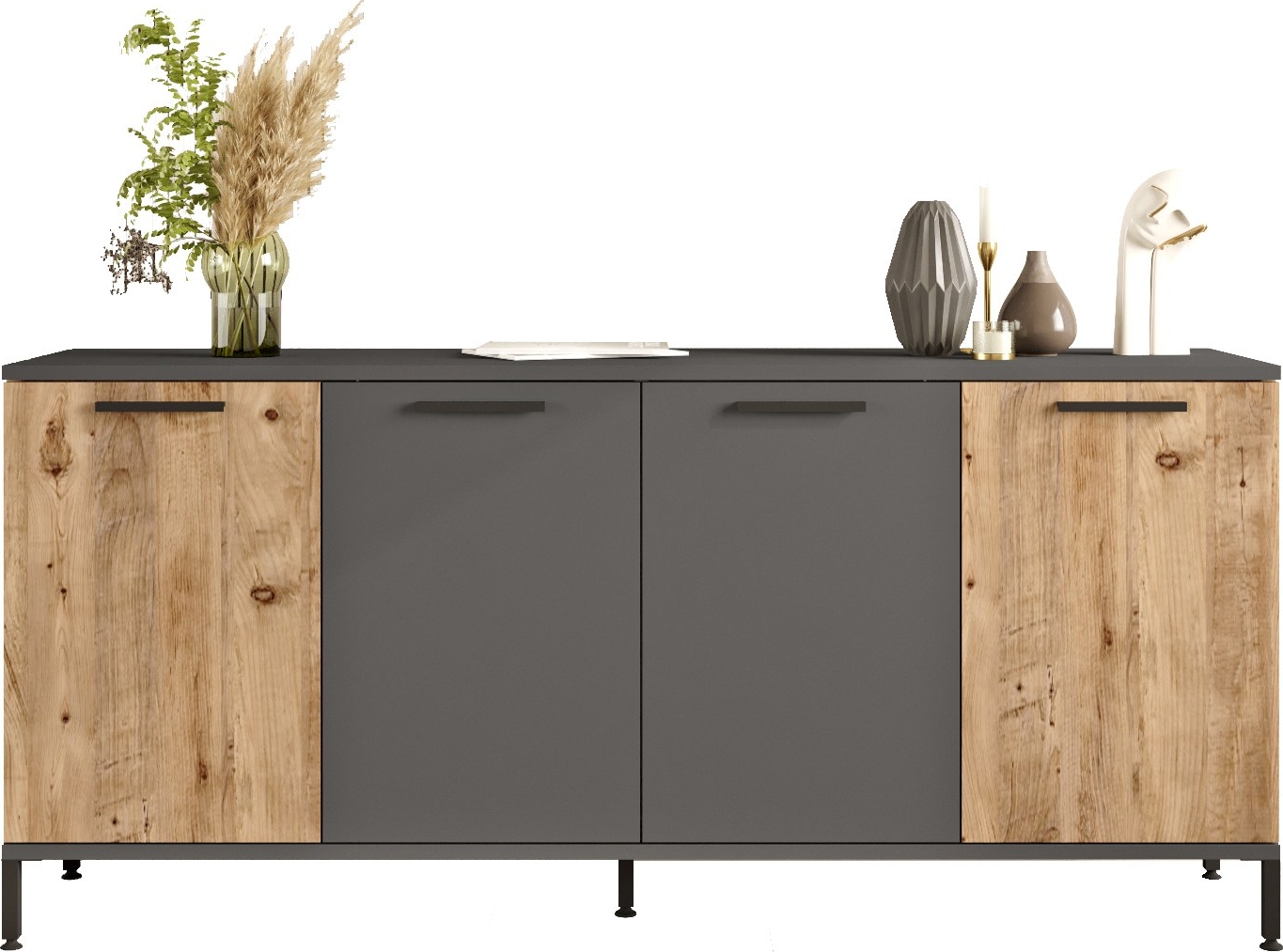 Rialto Sideboard - Kiefer/Anthrazit