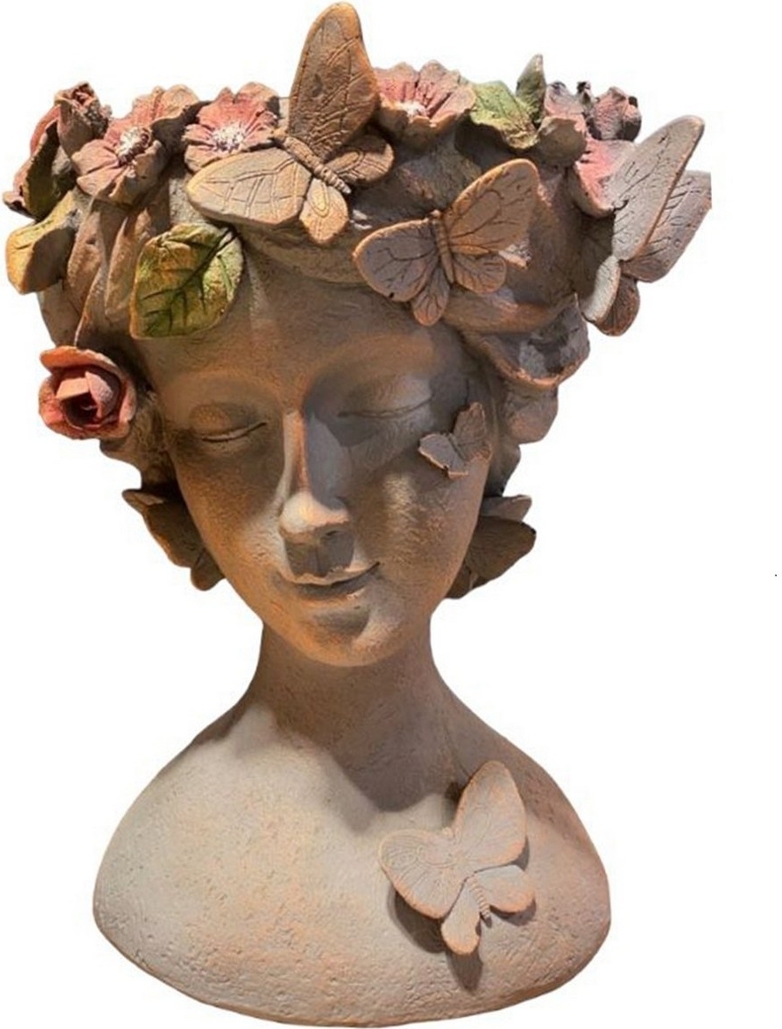 Kelebek-Vase - Antikcreme