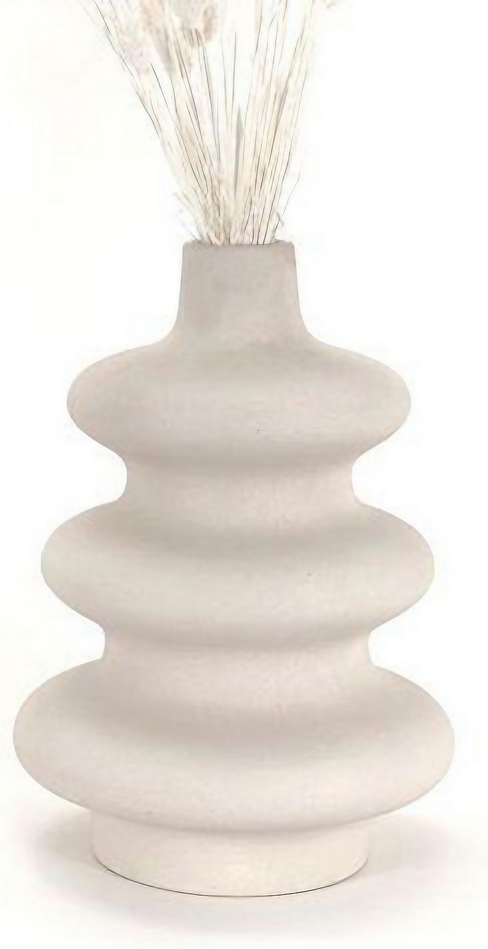 Damas Vase - Creme