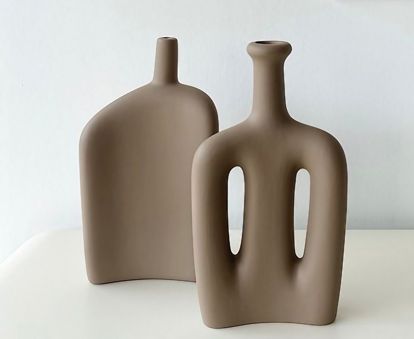 Fosi-Vase - Hellbraun