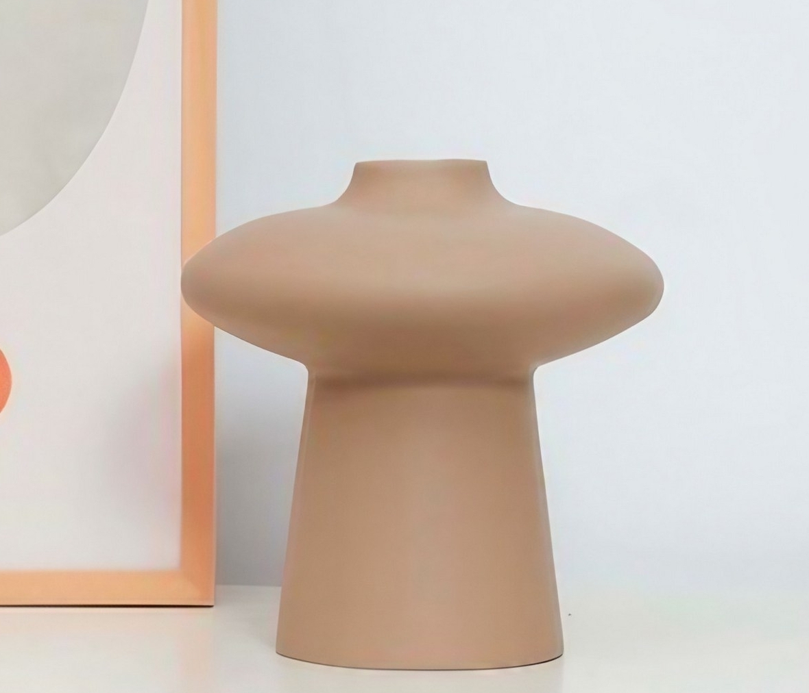 Turo-Vase - Hellbraun