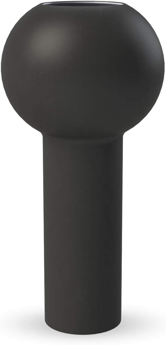Glimmervase - Schwarz