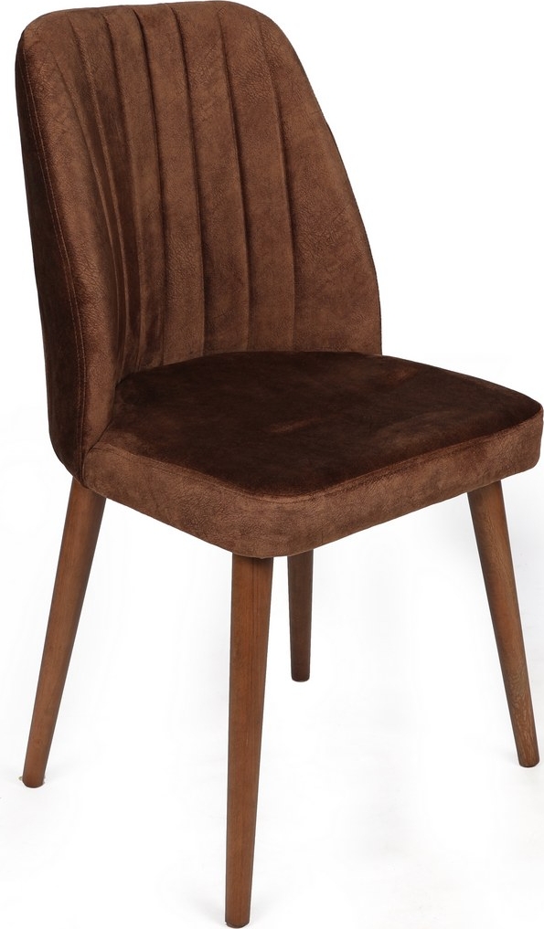 Alfred Esszimmerstuhl-Set - Braun/Walnuss Alfred Esszimmerstuhl-Set - Braun/Walnuss