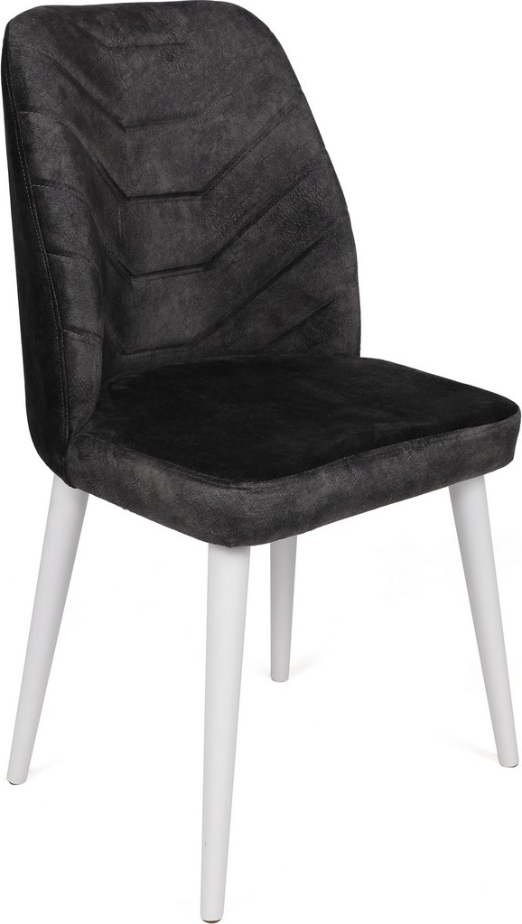 Dallas Esszimmerstuhl-Set - Anthrazit/Wei�