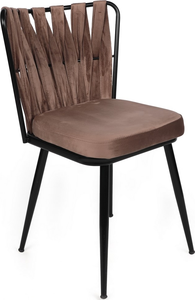 Kozako Esszimmerstuhl-Set - Hellbraun/Schwarz