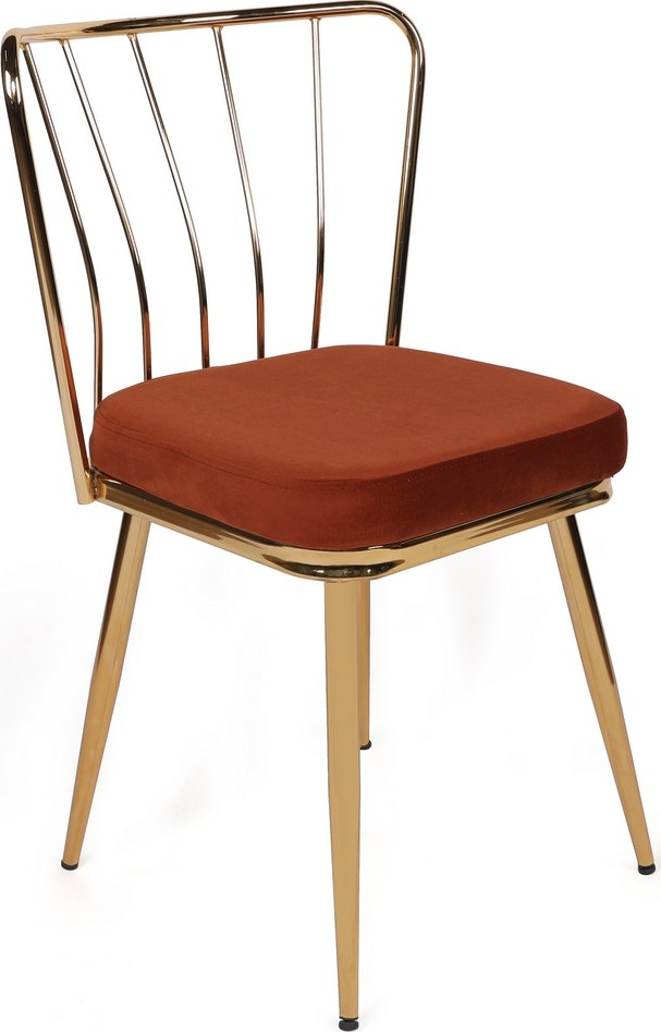 Jill Esszimmerstuhl-Set - Rot/Gold