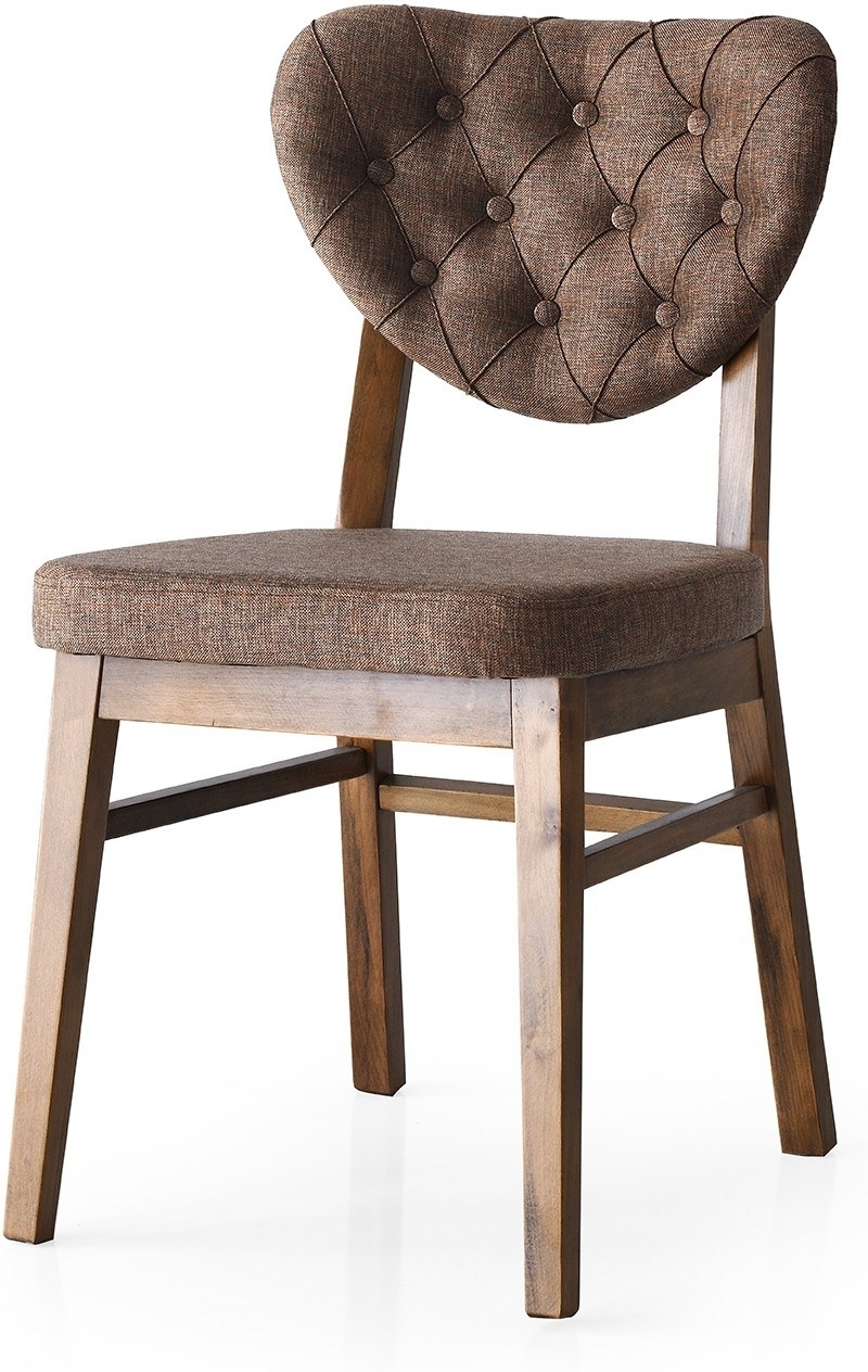 Elma Esszimmerstuhl 2er-Pack - Braun