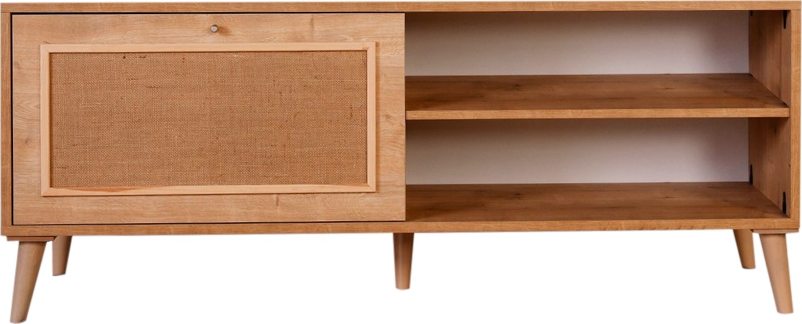Jota Medienbank 140 cm - Eiche