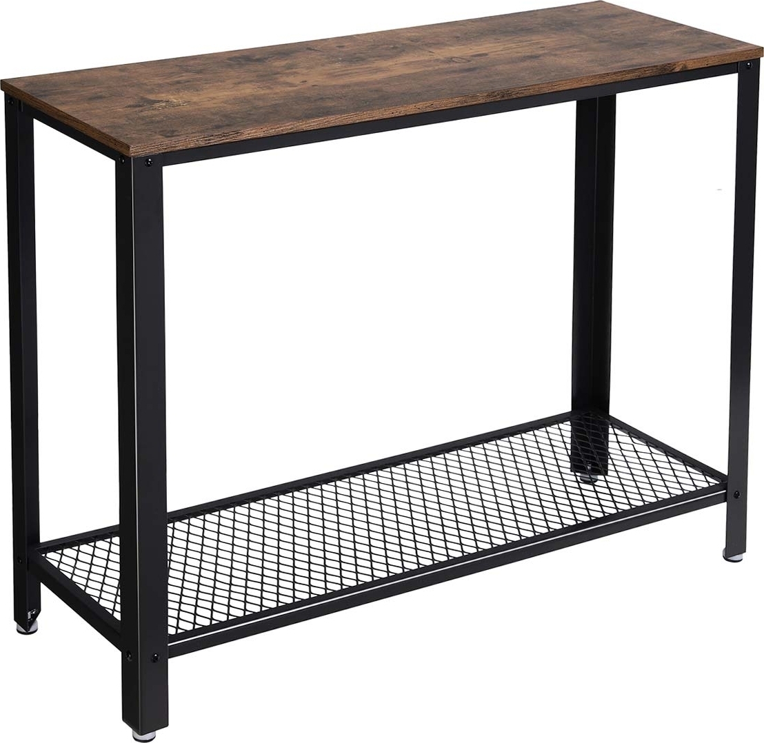 Freddie Konsolentisch 101,5 x 35 cm - Braun/Schwarz Freddie Konsolentisch 101,5 x 35 cm - Braun/Schwarz